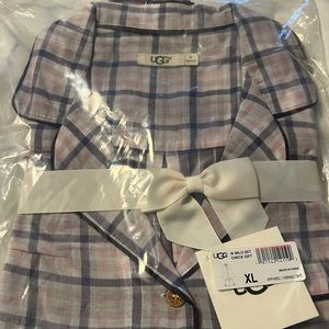 BNWT UGG Pajamas set XL— button down shirt and shorts